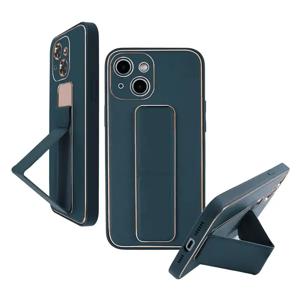 My Choice Leather Grip Cover 15 Night Green