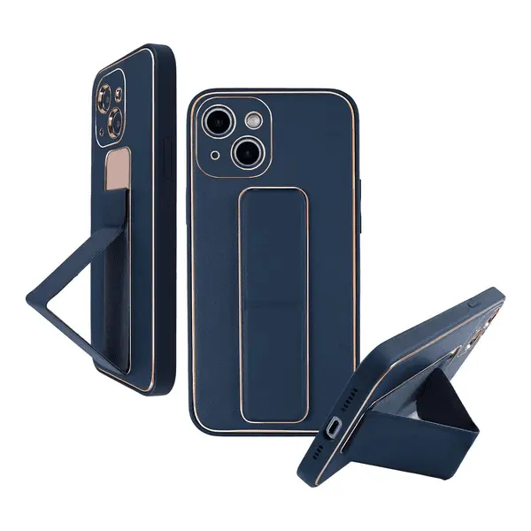 My Choice Leather Grip Cover iPhone 12 Pro Max Blue