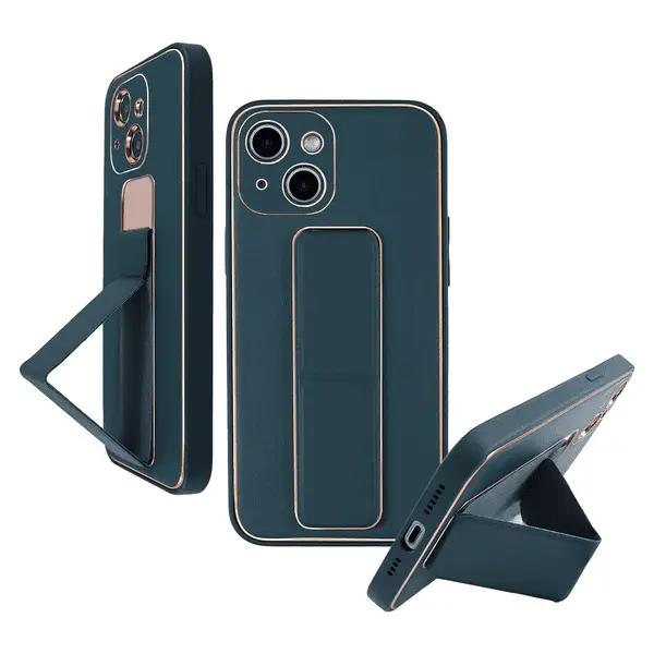 My Choice Leather Grip Cover iPhone 14 Pro Max Green