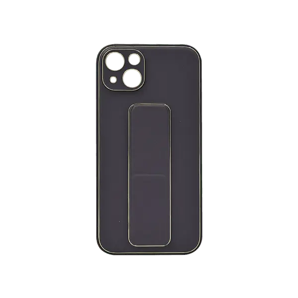 My Choice Leather Grip Cover iPhone 15 Plus Purple