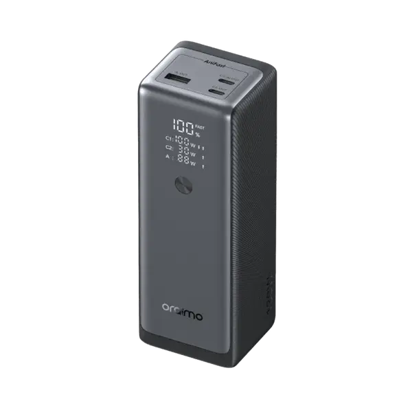 Oraimo 130W Ultra Fast Power Bank 27600MAH Powerjet 130 Black