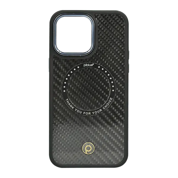 Piblue Carbon Fiber Magnetic Case iPhone 14 Pro Max Black
