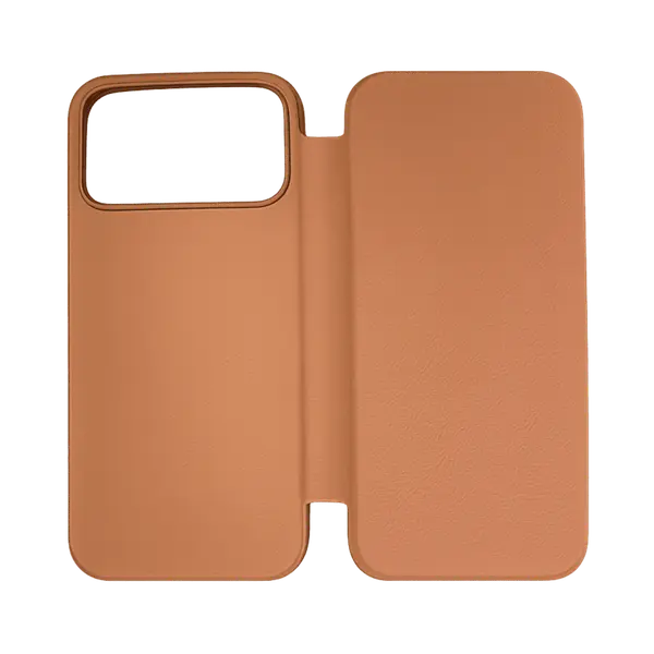 Piblue Cbs A43 Leather Flip Case iPhone 17 Pro Max Brown
