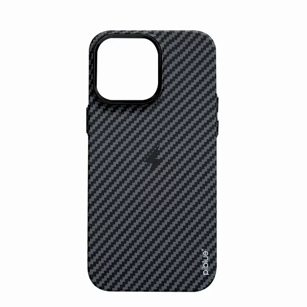 Piblue Twill Kevlar Magnetic iPhone 14 Pro Max Black