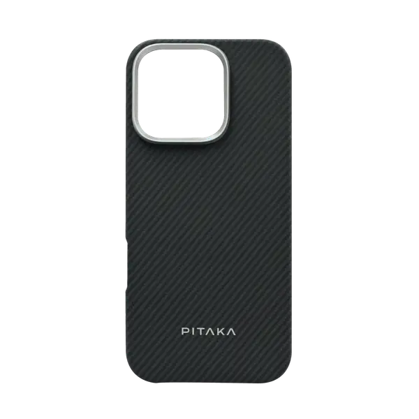Pitaka Magez MagSafe Case 6 For iPhone 16 Pro 600D Black Grey Twill