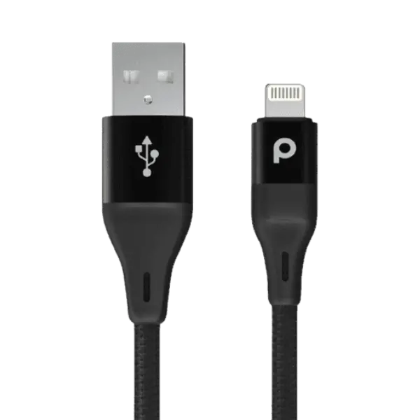 Porodo Metal Braided Lightning Cable 1 2 Meter