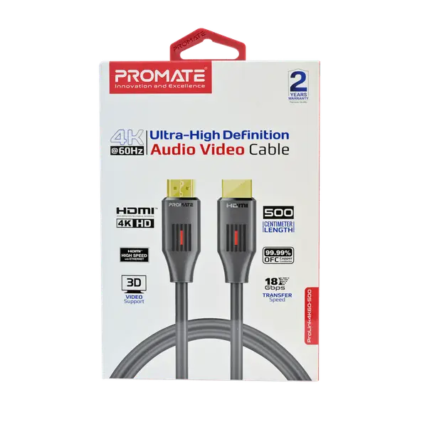 Promate Prolink HDMI Cable 4K 60HZ 1 5M