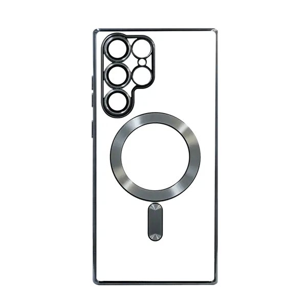 Q Series Clear Black Hard Case With MagSafe