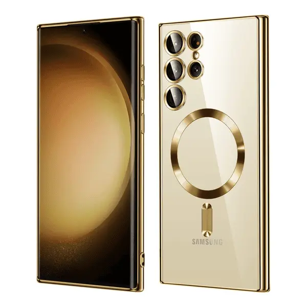 Q Series MagSafe Hard Case Galaxy S23 Ultra Gold