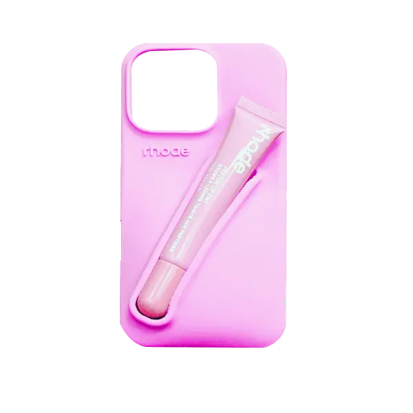 Rhode Lipstick Silicone Case iPhone 16 Pro Max Majenta