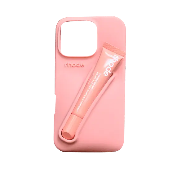 Rhode Lipstick Silicone Case iPhone 16 Pro Max Peach