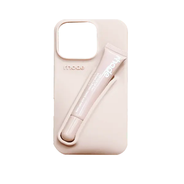 Rhode Lipstick Silicone Case iPhone 16 Pro Pink