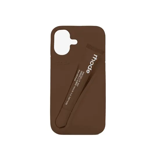 Rhode Lipstick Silicone Case iPhone 17 Espresso