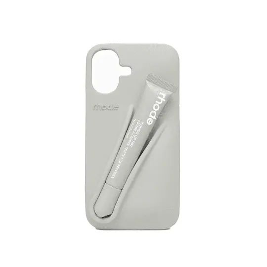 Rhode Lipstick Silicone Case iPhone 17 Grey