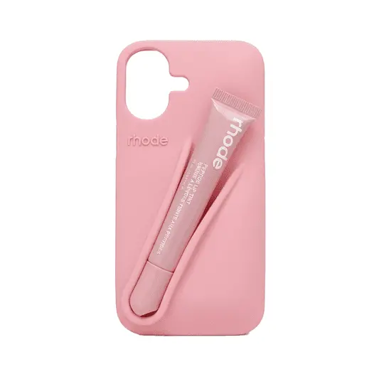 Rhode Lipstick Silicone Case iPhone 17 Pink
