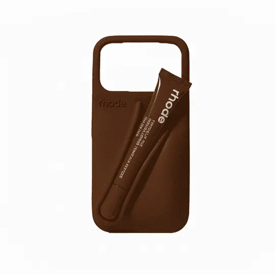 Rhode Lipstick Silicone Case iPhone 17 Pro Max Espresso