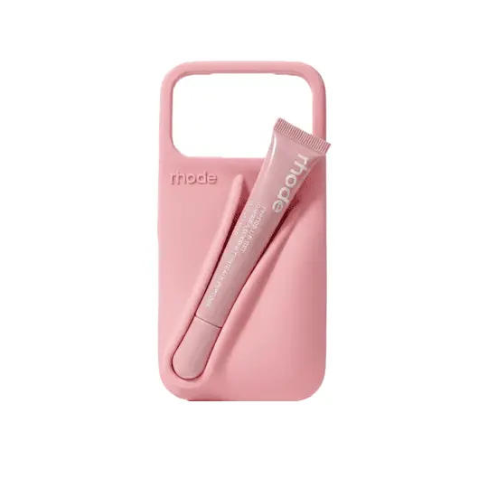 Rhode Lipstick Silicone Case iPhone 17 Pro Max Pink