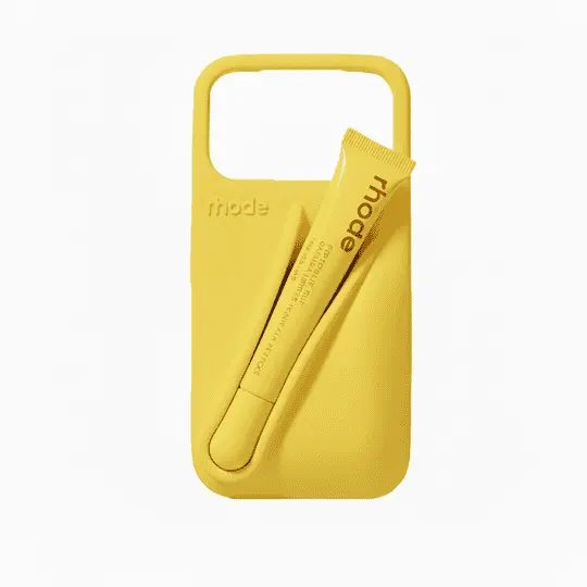 Rhode Lipstick Silicone Case iPhone 17 Pro Yellow