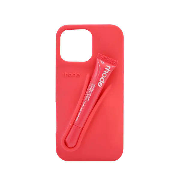 Rhode Red Silicone Case With Lip Tint