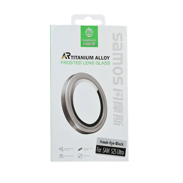 Samos Frosted Lens Glass Protector For Sam S25 Ultra