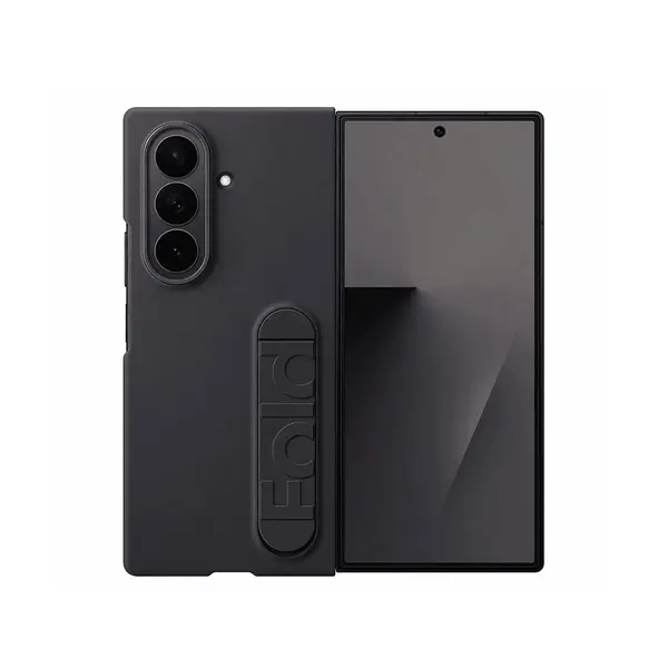 Samsung Black Silicone Case With Grip Kickstand