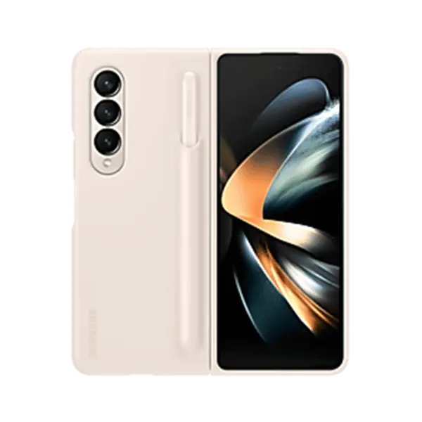 Samsung Ef OPF93P Z FOLD4 Standing Cover With Pen Peach
