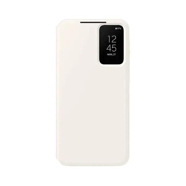 Samsung Galaxy S23 Plus Smart View Wallet Case Cream