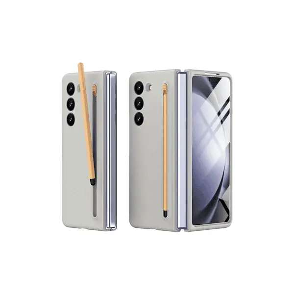 Samsung Galaxy Z FOLD6 Silicone Case With Slim Spen Gray