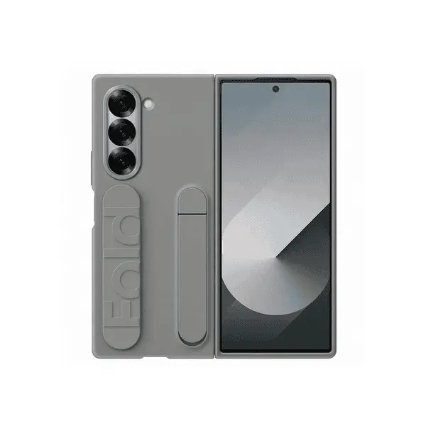 Samsung MF956 FOLD6 Standing Case With Strap Grey