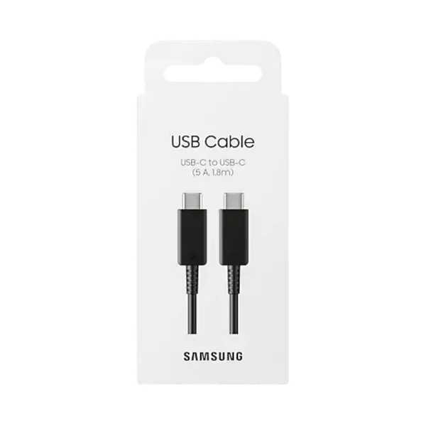 Samsung Type C To Type C 5A Data Cable Black 1 8 Meter