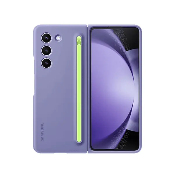 Samsung Violet Silicone Case With S Pen For Galaxy Z FOLD6