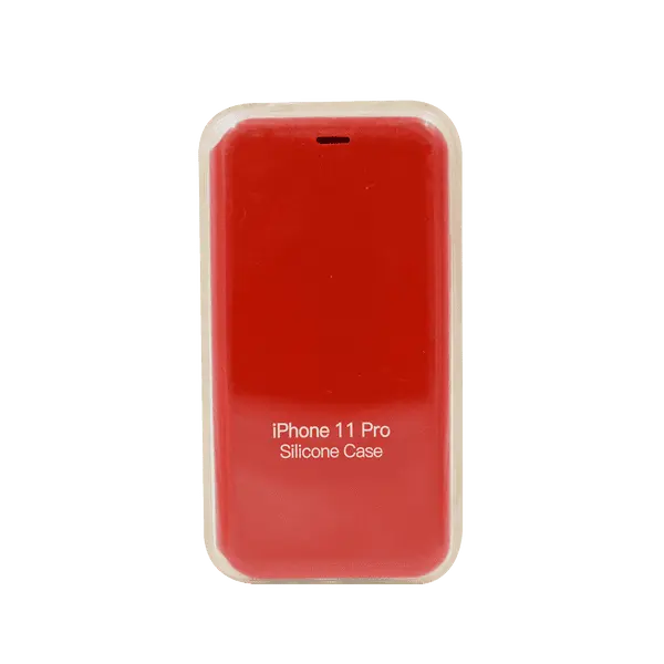 Silicone Book Case iPhone 11 Pro Red