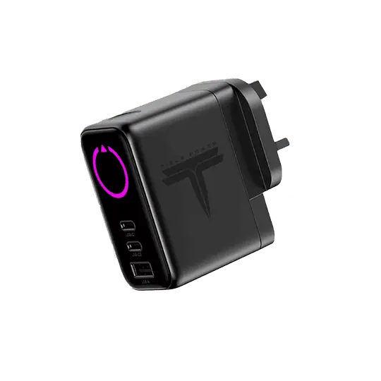Tisla Power Gan Charger 140W With Tft Display