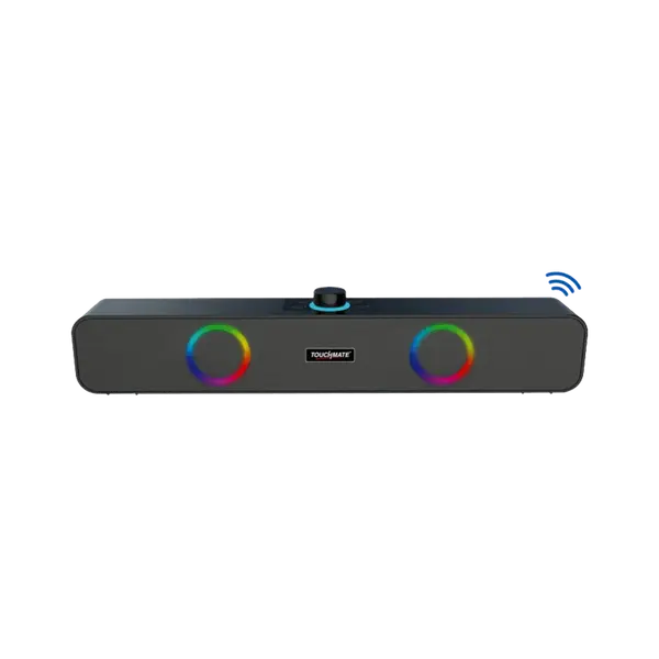 Touchmate Bluetooth Soundbar Speaker With RGB Lights Tm BTS650 Fm AUX Blac