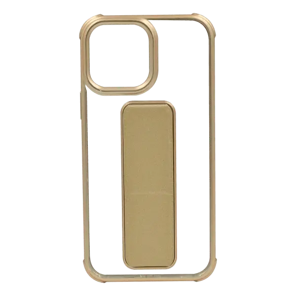 Transparent Back Cover Grip iPhone 13 Pro Max Gold