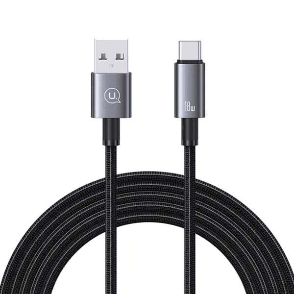 Usams 2 Metre SJ666 Type C 3A Aluminum Alloy Fast Charging Data Cable