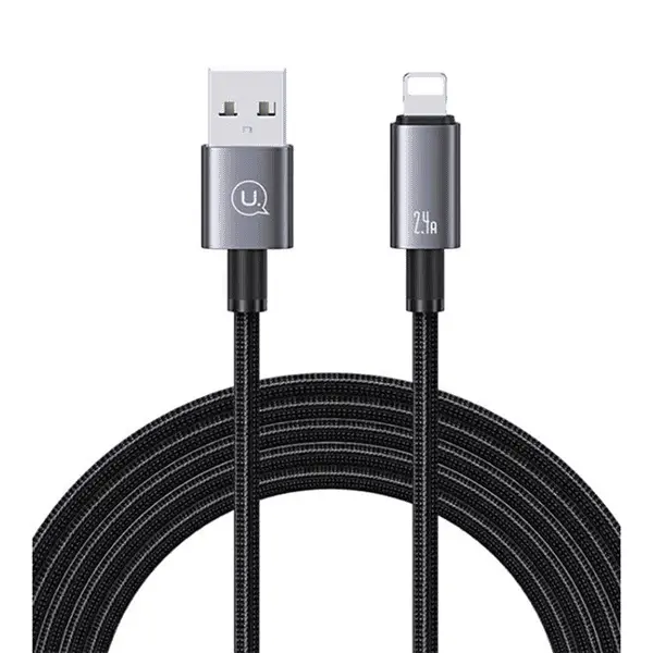 Usams 2 Metre SJ669 Lightning 2 4A Aluminum Alloy Fast Charging Data Cable