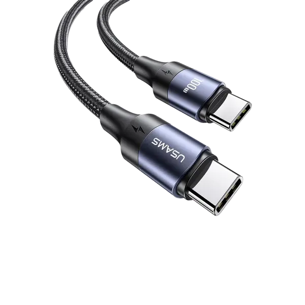 Usams SJ524 Type C To Type C 100W PD Fast Charging Cable 1 2 Metre