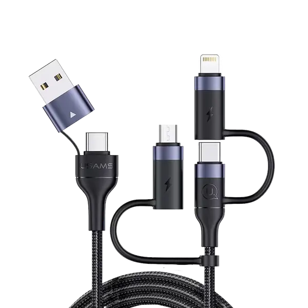 Usams SJ547 Charging Cable Usb+type C To Triple Head