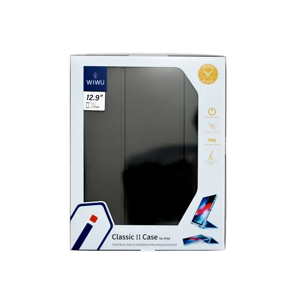 Wiwu Classic Ii Leather Case iPad 12 9 Black