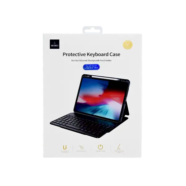 Wiwu Protective Leather Keybvoard Case iPad 10 2 10 5 Black