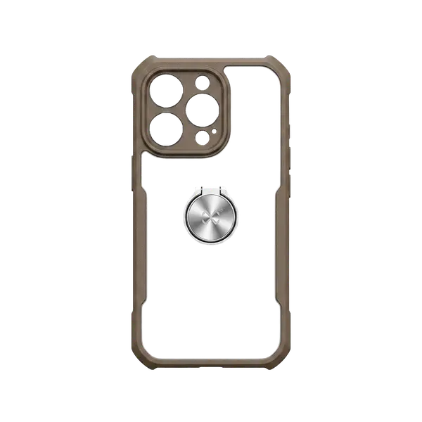 Xundo Beatle Ring Series Mobile Cover For iPhone 16 Pro Max Brown